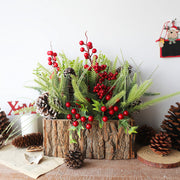 Christmas Tabletop Ornament 10 Inch Artificial Decorative Holiday Accent