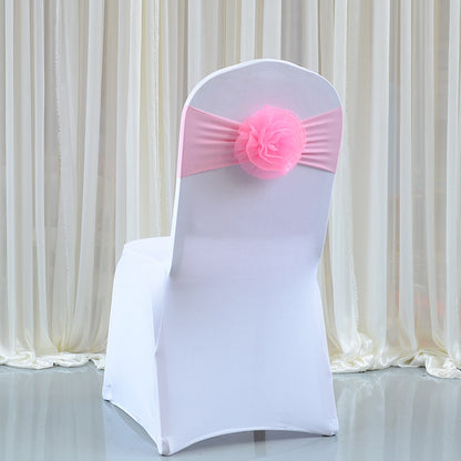 Bulk 10 Pcs Organza Bow Chair Sashes for Banquet Parties Decoration Wholesale