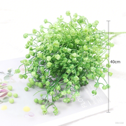 8 Pcs Artificial Baby’s Breath Bushes, UV Resistant Outdoor Silk Flowers, Spring Summer Decor