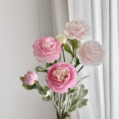 Bulk 20" Peony Flowers Stems Silk Artificial Flowers for Home Wedding Party Festival Decor Wholesale