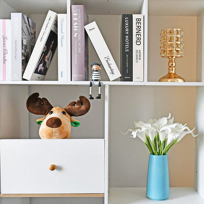 Bulk 20pcs 13.5" Artificial Calla Lily Flowers Pure White Fake Flowers for Mother's Day Wedding Home Decor Wholesale