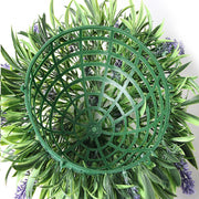 Lavender Artificial Flower Topiary Ball, 6 Inch, Bulk Greenery Plant for Indoor Outdoor Decor