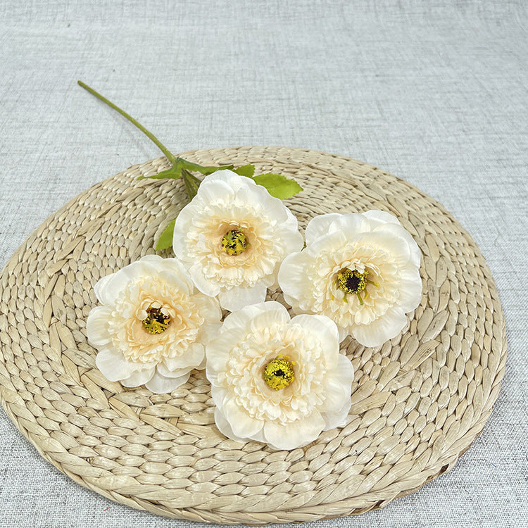 Wedding Floral Backdrop Artificial Lotus Stems - 23.23" Bendable Silk Decor for Venue Styling