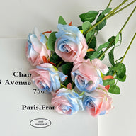 Event Artificial Rose Stems, 20in Single-Stem Roses for Venue Styling, Multiple Colors