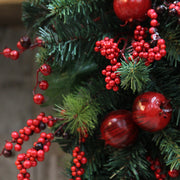 24 Inch Artificial Christmas Cedar Berry Garland 6 Ft Holiday Decor Bulk Quantity