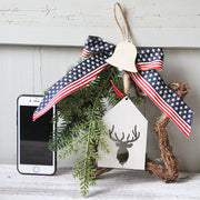Christmas Star Wreath 10 Inch Artificial Holiday Decoration