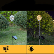 Round Ball LED Solar Garden Lamp Insert, Bulk Decorative Outdoor Lighting, Energy Efficient