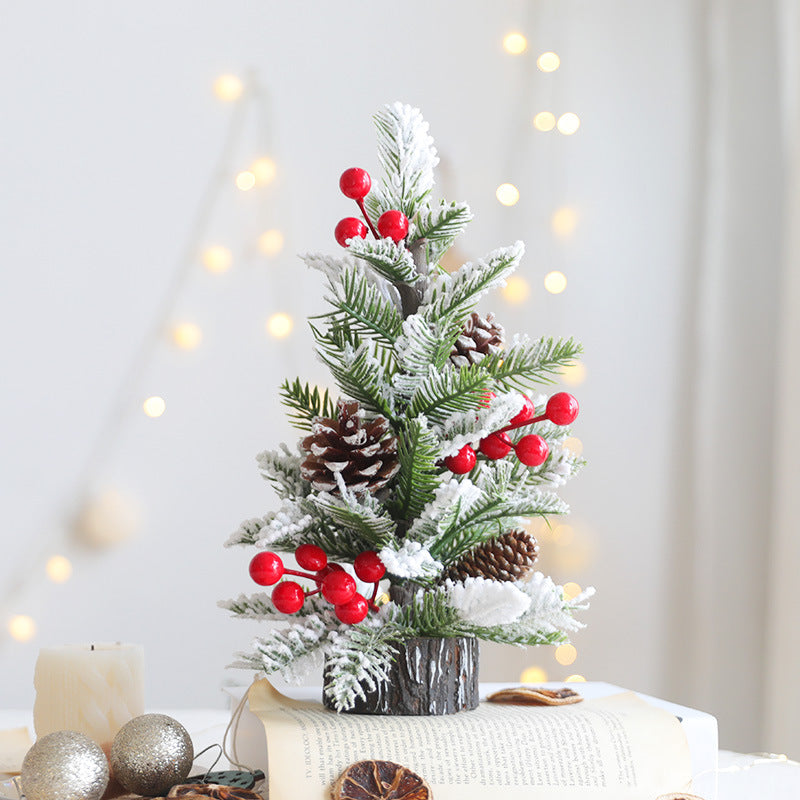 Artificial Spruce Christmas Tree 12 Inch Small Tabletop Holiday Decor