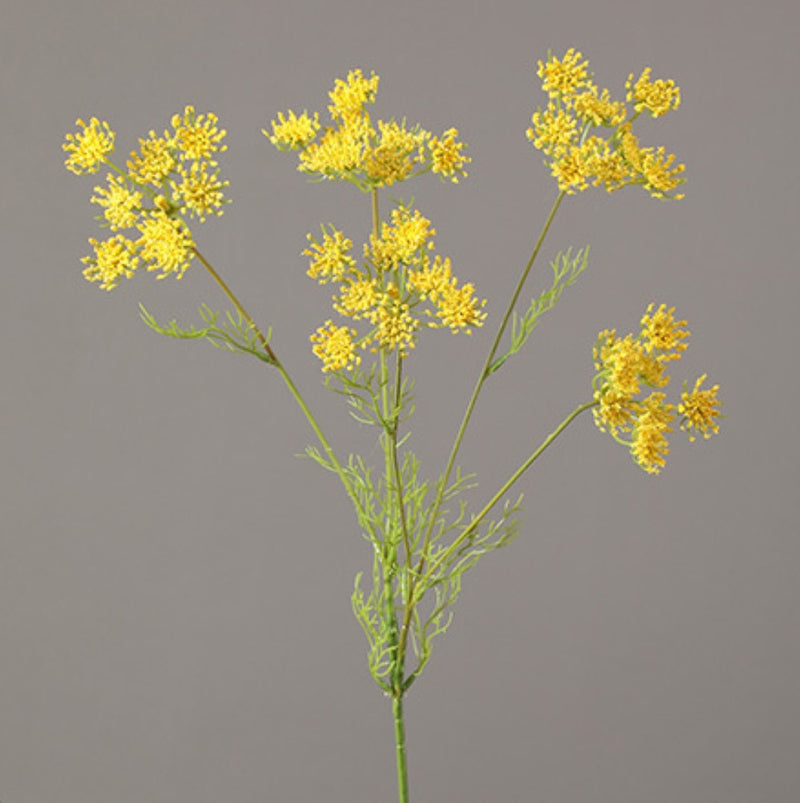 32 Inch Wild Carrot Flowers Artificial Queen Anne's Lace Spray Stems Bulk Quantity