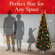 Artificial Christmas Tree Decoration for Home – Lush Green Pine, 4ft Tall