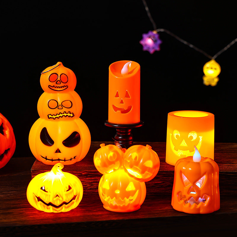 Halloween Decor LED Flameless Tealight Candles for Tables Windows and More Perfect for Parties and Events