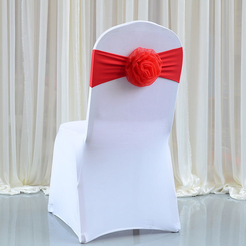 Bulk 10 Pcs Organza Bow Chair Sashes for Banquet Parties Decoration Wholesale