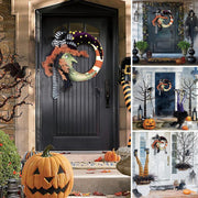 Halloween Witch Moon Wreath 16 Inch Artificial Decorative Wreath