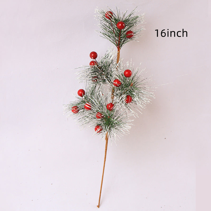 Christmas Rattan Tabletop Decoration Cuttings Artificial Holiday Decor