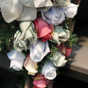 Christmas Upside Down Tree Wreath 26 Inch Artificial Holiday Decoration