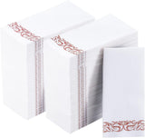 Bulk 200 Pcs Premium Paper Napkins Disposable Soft Absorbent Guest Towels for Weddings Parties Dinners Kitchen and Events Wholesale