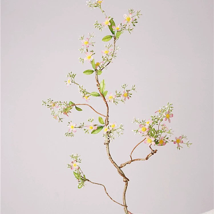 3ft Artificial Weeping Crabapple Blossom Branch - Wedding Window Ceiling Decor Fake Silk Flowers