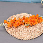 3 Pcs 33 Inch Artificial Silk Delphinium Larkspur Flower Stems