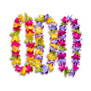 3 Pcs Artificial Silk Flower Leis Bulk Pack