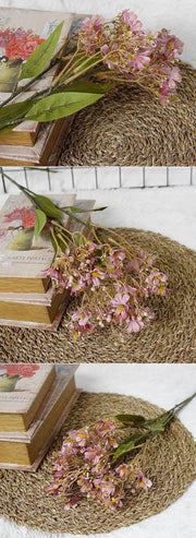 Artificial Daphne Odora Autumn Flower Stem with Foliage 27 Inch Rustic Cottage Style Bulk Quantity