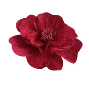 Giant Velvet Peony Flower Heads 10 Pcs Large Artificial Silk Stems for Wedding Party Photography