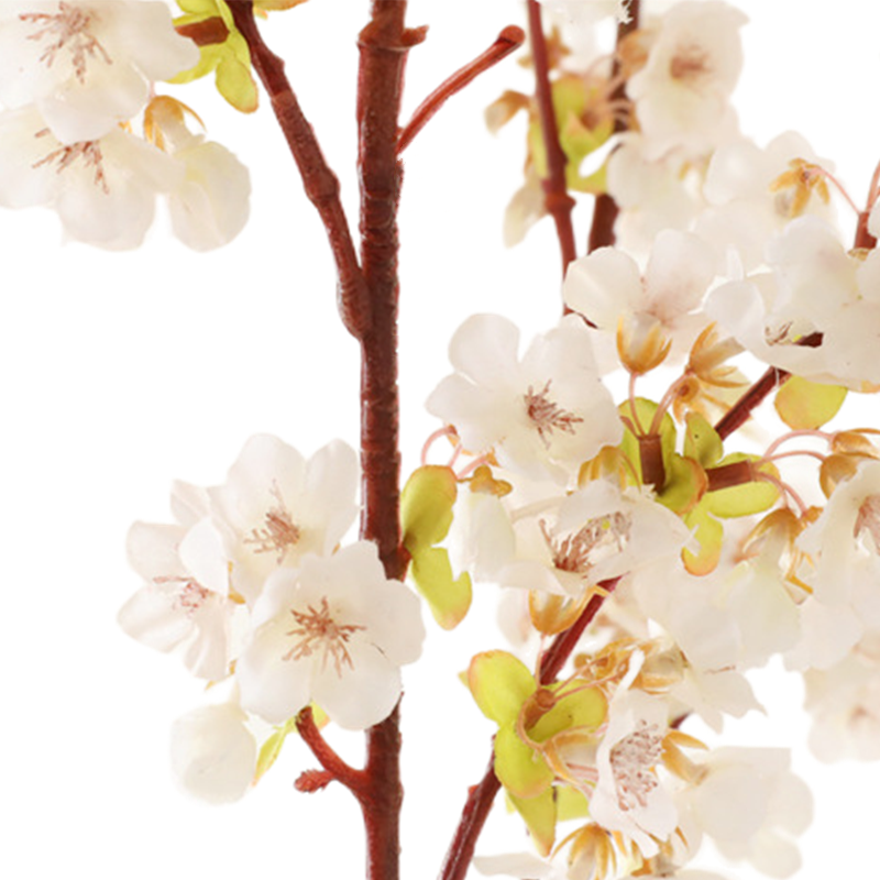 40 Inch Extra Long Cherry Blossom Stems 10 Pcs Silk Artificial Flowers for Tall Vases