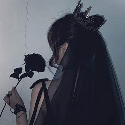 Bulk 10Pcs Black And White Roses 2025 Real Touch Silk Flowers Bridal Bouquet for Gothic Wedding Decor Hotel Arrangements Wholesale