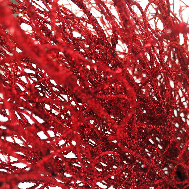 17 Inch Artificial Glitter Christmas Bush Stems 10 Pcs Decorative Picks Ornaments
