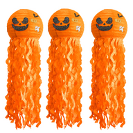 Bulk 2pcs Halloween Pumpkin Jellyfish Paper Lanterns Haunted House Hanging Decorations DIY Lantern Props Wholesale