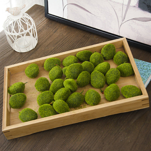 Artificial Moss Rocks Bulk, Greenery Moss Plants for DIY Fairy Garden Aquarium, Natural Look
