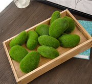 Artificial Moss Rocks Bulk, Greenery Moss Plants for DIY Fairy Garden Aquarium, Natural Look