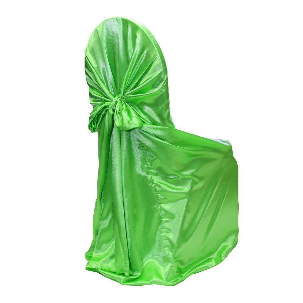 Bulk 10 PCS Satin Chair Covers for Event Dinning Wedding Banquet Party Wholesale