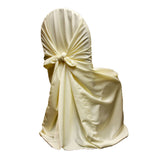 Bulk 10 PCS Satin Chair Covers for Event Dinning Wedding Banquet Party Wholesale