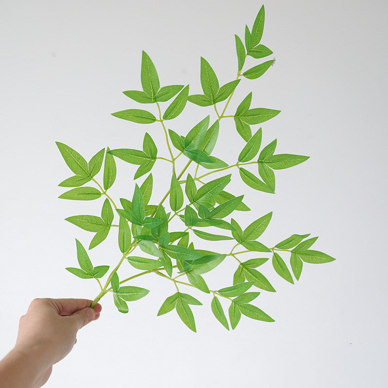 Artificial Maple Leaf Stems 12 Inch Greenery Foliage 10 Pcs Summer Faux Plants