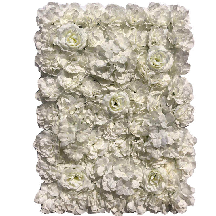 12 Inch Artificial Rose Hydrangea Peony Flower Wall Mat Backdrop 12 Pcs UV Protected Wedding Decor