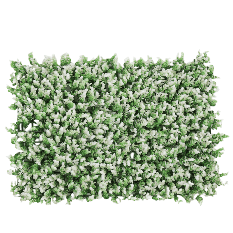 12 Inch 12 Pcs Artificial Boxwood Wall Mat Greenery Backdrop UV Protected