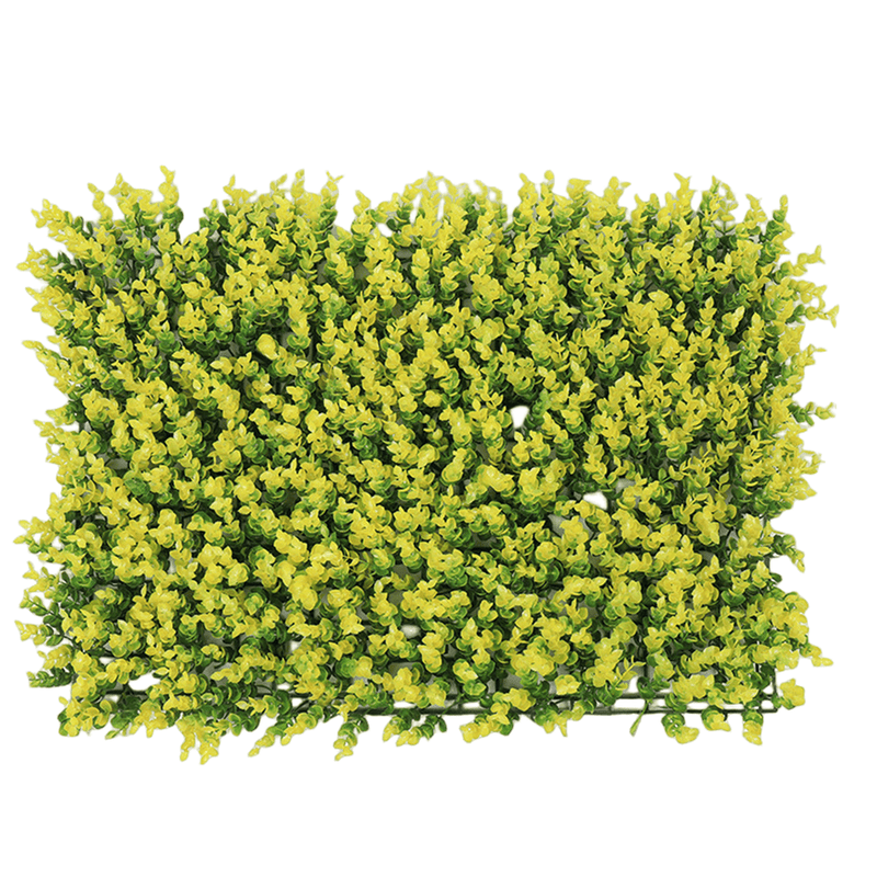 12 Inch 12 Pcs Artificial Boxwood Wall Mat Greenery Backdrop UV Protected