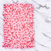 4 Panels Artificial Hydrangea Flower Wall Backdrop Mat UV Protected Bulk