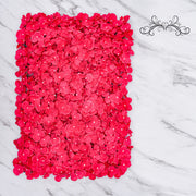 4 Panels Artificial Hydrangea Flower Wall Backdrop Mat UV Protected Bulk
