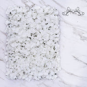 4 Panels Artificial Hydrangea Flower Wall Backdrop Mat UV Protected Bulk