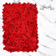 4 Panels Artificial Hydrangea Flower Wall Backdrop Mat UV Protected Bulk