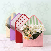 4 Sets Artificial Flower Envelope Boxes with Floral Foam Blocks Bulk Wholesale