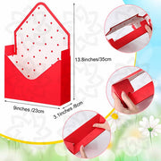 4 Sets Artificial Flower Envelope Boxes with Floral Foam Blocks Bulk Wholesale