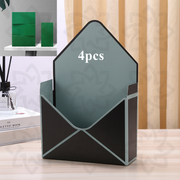 4 Sets Artificial Flower Envelope Boxes with Floral Foam Blocks Bulk Wholesale