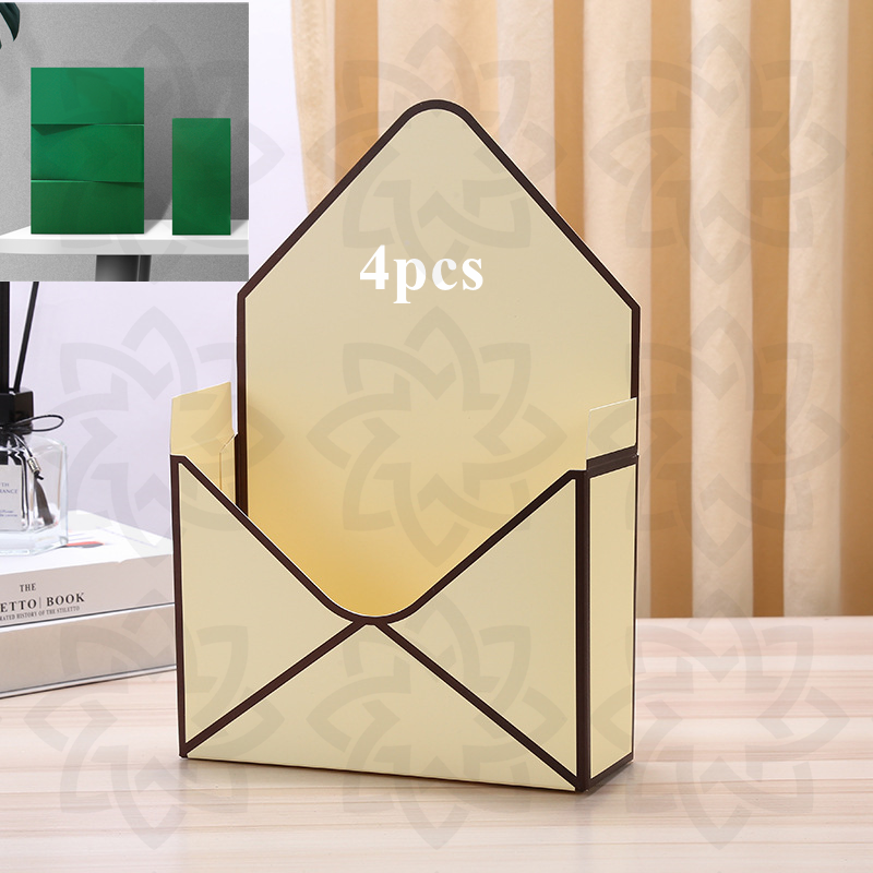 4 Sets Artificial Flower Envelope Boxes with Floral Foam Blocks Bulk Wholesale