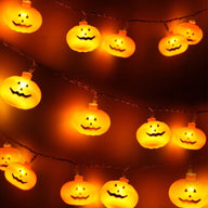 Bulk Halloween Decor Waterproof LED Pumpkin Lights Battery Powered Flickering Orange Pumpkins for Indoor and Outdoor Party Decorations Wholesale