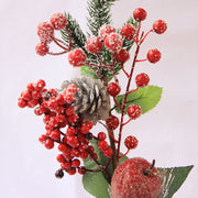 Christmas Rattan Tabletop Decoration Cuttings Artificial Holiday Decor