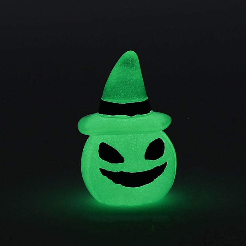 Halloween Decorations Glow-in-the Dark Fairy Garden Statues Miniature Spooky Tree Spirits for Miniature Landscape Decor