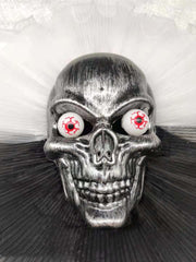 Halloween Skull Wreath 16 Inch Artificial Decorative Door Hanging
