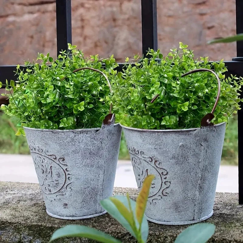 Bulk 8 Bundles Artificial Boxwood Bush UV Resistant Faux Plants for Garden Home Wedding Patio Decor Wholesale